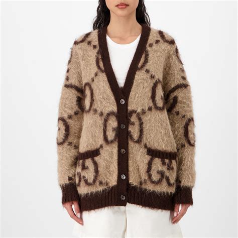 ladies gucci cardigan|gucci reversible cardigan.